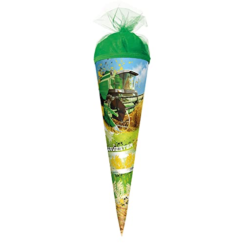 ROTH Schultüte klein Mähdrescher 35 cm - rund Tüllverschluss Zuckertüte Land-Maschinen ROTH Schultüte klein Mähdrescher 35 cm - rund Tüllverschluss Zuckertüte Land-Maschinen von ROTH