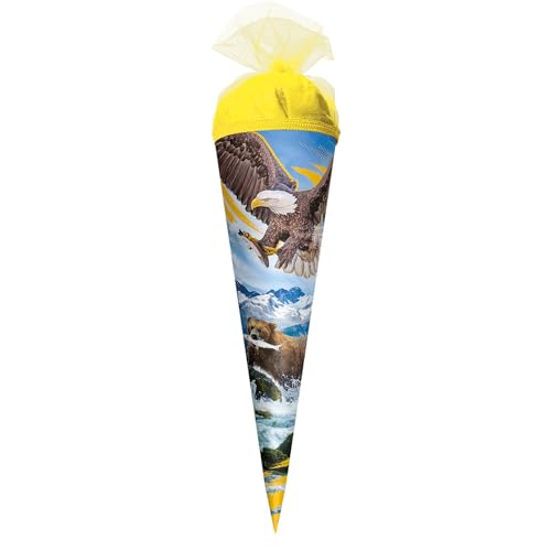 ROTH Schultüte klein Seeadler 22 cm - rund Tüllverschluss - Zuckertüte Seeadler Schulanfang ROTH Schultüte klein Seeadler 22 cm - rund Tüllverschluss - Zuckertüte Seeadler Schulanfang von ROTH