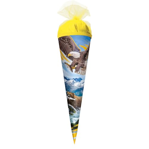 ROTH Schultüte klein Seeadler 50 cm - rund Tüllverschluss - Zuckertüte Seeadler Schulanfang ROTH Schultüte klein Seeadler 50 cm - rund Tüllverschluss - Zuckertüte Seeadler Schulanfang von ROTH