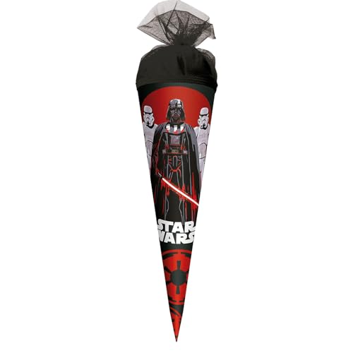 ROTH Schultüte klein Star Wars 50 cm - rund, Tüllverschluss - Zuckertüte Star Wars Schulanfang ROTH Schultüte klein Star Wars 50 cm - rund, Tüllverschluss - Zuckertüte Star Wars Schulanfang von ROTH