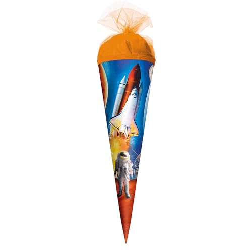 ROTH Schultüte klein Weltraum 22 cm - rund Tüllverschluss - Zuckertüte Weltraum Schulanfang ROTH Schultüte klein Weltraum 22 cm - rund Tüllverschluss - Zuckertüte Weltraum Schulanfang von ROTH