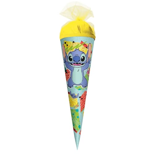 Schultüte, Disney Stitch, 22 cm, rund, Tüllverschluss Schultüte, Disney Stitch, 22 cm, rund, Tüllverschluss von ROTH