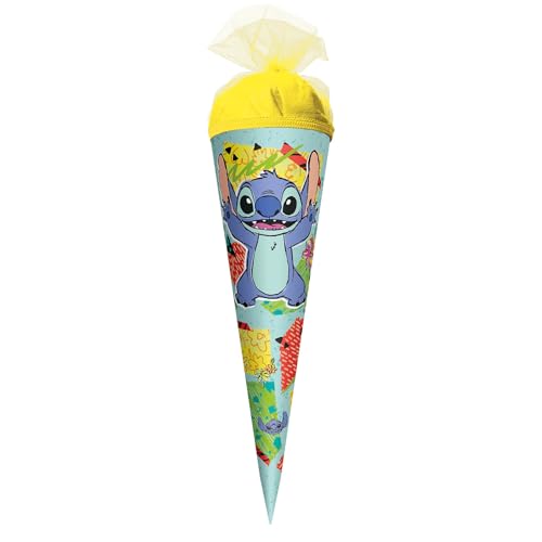 Schultüte, Disney Stitch, 50 cm, rund, Tüllverschluss Schultüte, Disney Stitch, 50 cm, rund, Tüllverschluss von ROTH