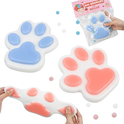 2 Stück Taba Squishy, 14CM Fufu Squishy XXL, Katzenpfoten Squishy, Anti Stress Squishy Pfote, Squeeze Toy Squishy Pfote, Katzenpfoten Quetschspielzeug, Cat Paw Squishy, Süße Weiche Katzenpfoten 2 Stück Taba Squishy, 14CM Fufu Squishy XXL, Katzenpfoten Squishy, Anti Stress Squishy Pfote, Squeeze Toy Squishy Pfote, Katzenpfoten Quetschspielzeug, Cat Paw Squishy, Süße Weiche Katzenpfoten von ROTKUSZ