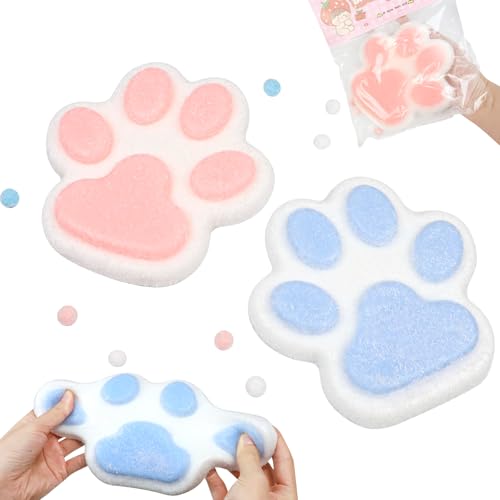 2 Stück Taba Squishy Kit, Fufu Squishy, 14 cm Riesen-Squishy, Taba Squishy Pfote, Taba Squishy Katze, Riesen-Squishy, Anti-Stress-Spielzeug für Katzen 2 Stück Taba Squishy Kit, Fufu Squishy, 14 cm Riesen-Squishy, Taba Squishy Pfote, Taba Squishy Katze, Riesen-Squishy, Anti-Stress-Spielzeug für Katzen von ROTKUSZ