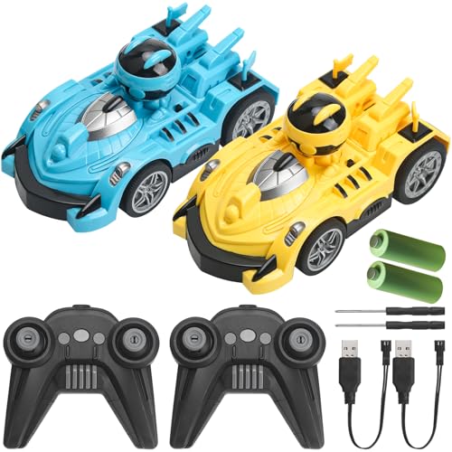 ROTRES Ferngesteuertes Gegeneinander Spielzeugauto, 2 Stück Kollision Drift und Auswurf Spielzeugauto, Super Bumper Car, Autos für Kinder, Geschenke für Jungen und Mädchen von ROTRES