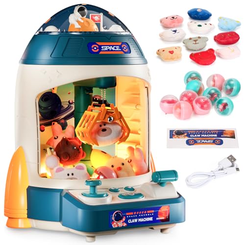 Greifautomat für Kinder, Mini-Verkaufsautomat in Form Einer Rakete für Kinder, süße Plüschpuppe, für Jungen und Mädchen im Teenageralter, Geburtstagsgeschenke für Jungen und Mädchen im Alter von 6–10 Greifautomat für Kinder, Mini-Verkaufsautomat in Form Einer Rakete für Kinder, süße Plüschpuppe, für Jungen und Mädchen im Teenageralter, Geburtstagsgeschenke für Jungen und Mädchen im Alter von 6–10 von ROUSKY