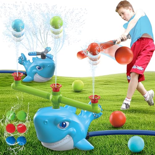 Splash Baseball Outdoor Wasserspielzeug 3-in-1 Wal-Sprinkler Set DIY Montage Kinder Spiel von ROUSKY