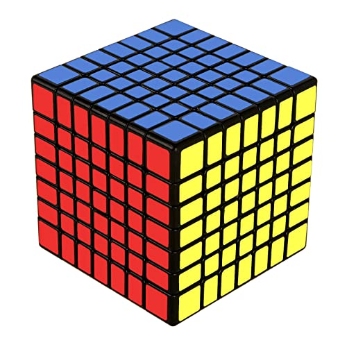 ROXENDA 7X7 Cube, Qixing 7X7X7 Speed Cube Super-haltbarer Aufkleber mit Lebhaften Farben (7x7x7) von ROXENDA