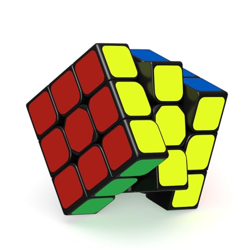 ROXENDA Würfel 3X3 Speed Cube - Einfaches Drehen & Glatt Spiel, Super-haltbarer Aufkleber mit Lebendige Farben (3x3x3) von ROXENDA