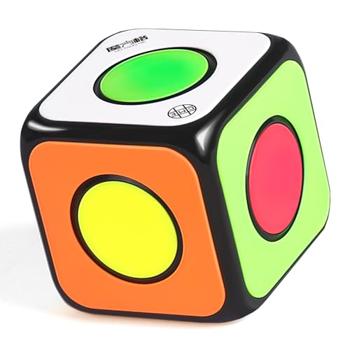 ROXENDA Fidget Spinner 1X1X1 Speed Cube Stickerless Rotatable Puzzle Cube, Irregular Magic Cube 3D Puzzle for Kids, Smooth Fast Cube Educational Toys for Stress and Anxiety Relief von ROXENDA