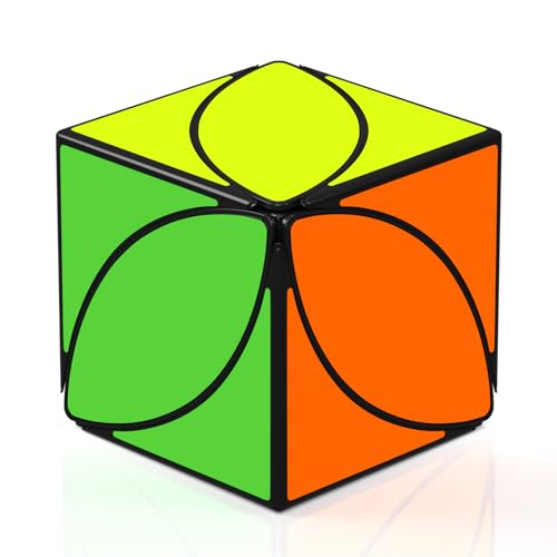 Roxenda Ivy Speed Zauberwürfel, Irregular Puzzle Magic Cube Maple Leaf Cube, 3D Puzzle Cube for Children,Smooth Fast Cube Sequential Brain Teaser Toys for Fast Cubing Fun von ROXENDA