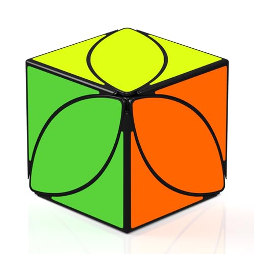 Roxenda Speed Zauberwürfel, Irregular Puzzle Magic Cube Maple Leaf Cube, 3D Puzzle Cube for Children,Smooth Fast Cube Sequential Brain Teaser Toys for Fast Cubing Fun (Irregular Zauberwürfel) von ROXENDA