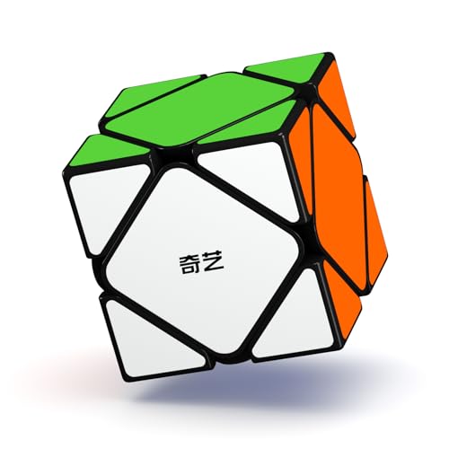 Roxenda Skewb Speed Zauberwürfel, Irregular Puzzle Magic Würfel Smooth Stickered Cube, 3D Sequential Puzzle Cube Brain Teaser Toys for Fast Cubing Fun von ROXENDA