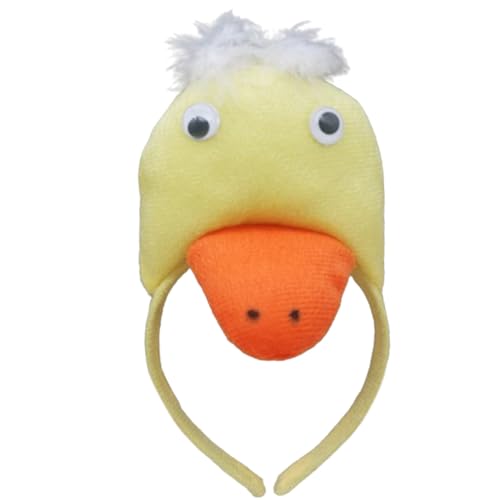 ROYJJ Niedlicher Kopfschmuck, Cartoon-Haarband, trendiges Enten-Stirnband für Geburtstage und Kostümpartys, Cartoon-Haarband für Kinder ROYJJ Niedlicher Kopfschmuck, Cartoon-Haarband, trendiges Enten-Stirnband für Geburtstage und Kostümpartys, Cartoon-Haarband für Kinder von ROYJJ