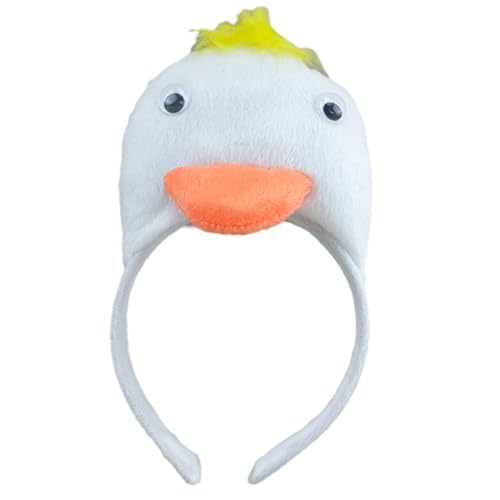 ROYJJ Niedlicher Kopfschmuck, Cartoon-Haarband, trendiges Enten-Stirnband für Geburtstage und Kostümpartys, Cartoon-Haarband für Kinder ROYJJ Niedlicher Kopfschmuck, Cartoon-Haarband, trendiges Enten-Stirnband für Geburtstage und Kostümpartys, Cartoon-Haarband für Kinder von ROYJJ