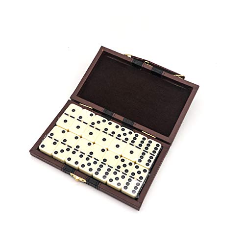 RPARTY Dominó Double 6, 28-teilig mit Aktenkoffer aus Kunstleder, Brettspiel RPARTY Dominó Double 6, 28-teilig mit Aktenkoffer aus Kunstleder, Brettspiel von RPARTY