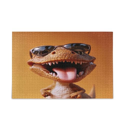 3D-Cartoon Dino gelbe Puzzle für Familie, 1.000 Stück Puzzle für Erwachsene, schönes Puzzle, Geistesspiel für Erwachsene 3D-Cartoon Dino gelbe Puzzle für Familie, 1.000 Stück Puzzle für Erwachsene, schönes Puzzle, Geistesspiel für Erwachsene von RPLIFE