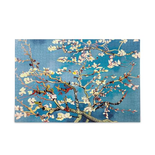 Almond Tree in Bloom Puzzles für Familie, 1000 Teile Erwachsene Puzzles, Pretty Puzzle, Gehirnspiel Almond Tree in Bloom Puzzles für Familie, 1000 Teile Erwachsene Puzzles, Pretty Puzzle, Gehirnspiel von RPLIFE