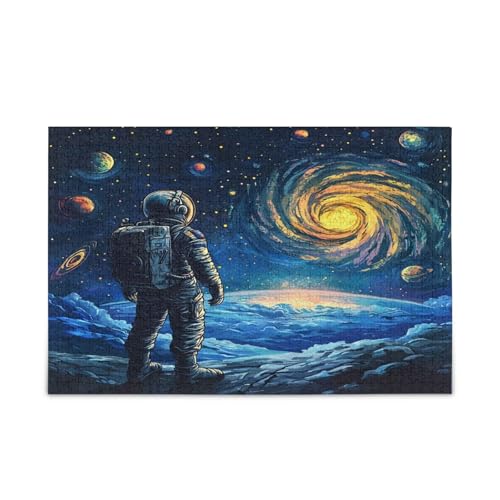 Astronaut Looking Stars Puzzle 1000 Teile, Holzpuzzle für Erwachsene, Familienpuzzles für Kinder und Erwachsene Astronaut Looking Stars Puzzle 1000 Teile, Holzpuzzle für Erwachsene, Familienpuzzles für Kinder und Erwachsene von RPLIFE