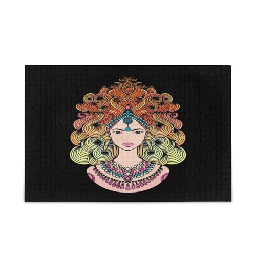 Aufwendige Frisuren schwarze Erwachsenenpuzzles 500 Teile Puzzles für Erwachsene 50,5 × 37,8 cm Aufwendige Frisuren schwarze Erwachsenenpuzzles 500 Teile Puzzles für Erwachsene 50,5 × 37,8 cm von RPLIFE