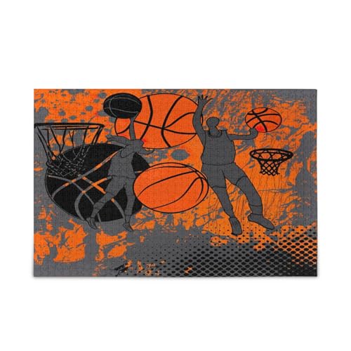 Basketball Erwachsene Holzpuzzle Einzigartige Puzzles 500 Teile Puzzle für Erwachsene 20,5 × 14,22,9 cm Basketball Erwachsene Holzpuzzle Einzigartige Puzzles 500 Teile Puzzle für Erwachsene 20,5 × 14,22,9 cm von RPLIFE