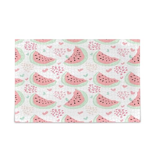 Bunte Wassermelonenscheiben, einzigartige Puzzles für Erwachsene, 1000 Teile, Puzzle für Erwachsene, 74 x 70 cm von RPLIFE