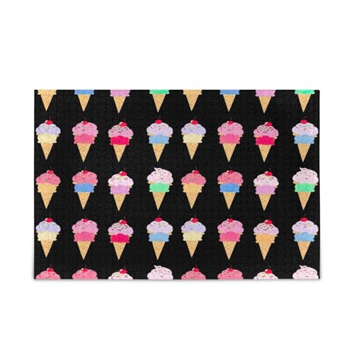Buntes Eiscreme-Holzpuzzle für Erwachsene, Familienpuzzle, 1000 Teile, 75 x 50 cm Buntes Eiscreme-Holzpuzzle für Erwachsene, Familienpuzzle, 1000 Teile, 75 x 50 cm von RPLIFE