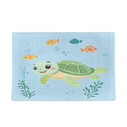 Cartoon Schildkröte Meer Erwachsene Holzpuzzles Puzzle Spielzeug 500 Teile Puzzle für Familie 20,5 × 14,22,9 cm Cartoon Schildkröte Meer Erwachsene Holzpuzzles Puzzle Spielzeug 500 Teile Puzzle für Familie 20,5 × 14,22,9 cm von RPLIFE