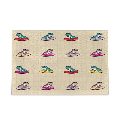 Cartoonish T Rex Beige Erwachsene Holzpuzzle Lustige Puzzles 500 Teile Puzzle für Familie 20,5 × 14,22,9 cm Cartoonish T Rex Beige Erwachsene Holzpuzzle Lustige Puzzles 500 Teile Puzzle für Familie 20,5 × 14,22,9 cm von RPLIFE