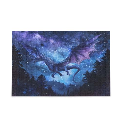 Dragon Blue Holzpuzzle 1000 Teile für Erwachsene, einzigartige Puzzles, Familienpuzzles Dragon Blue Holzpuzzle 1000 Teile für Erwachsene, einzigartige Puzzles, Familienpuzzles von RPLIFE