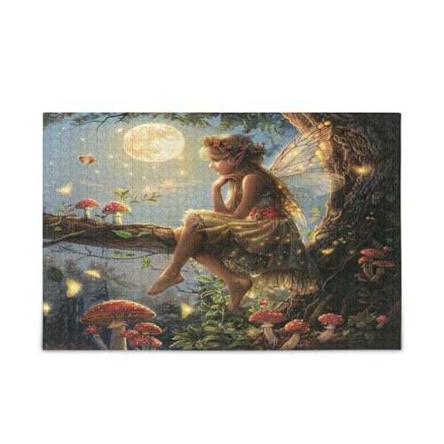 Fantastische Feen-Blumen-Puzzles für Erwachsene, Familienpuzzle, 1000 Teile, 74 x 50 cm Fantastische Feen-Blumen-Puzzles für Erwachsene, Familienpuzzle, 1000 Teile, 74 x 50 cm von RPLIFE