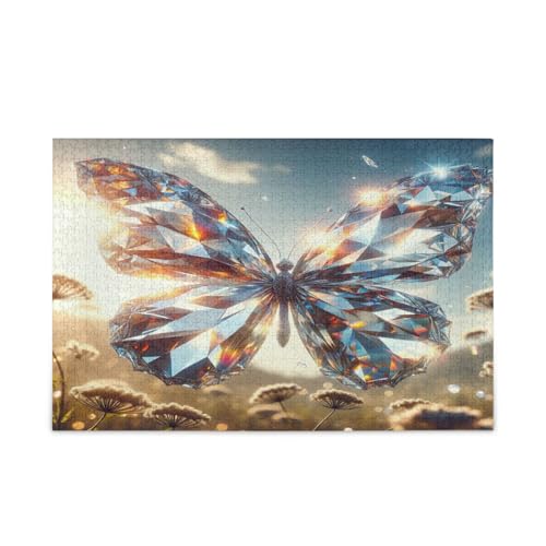 Funkelnde Schmetterlinge Holzpuzzles Erwachsene, Puzzle Spielzeug, Schöne Puzzles für Erwachsene, Einzigartige Puzzles Funkelnde Schmetterlinge Holzpuzzles Erwachsene, Puzzle Spielzeug, Schöne Puzzles für Erwachsene, Einzigartige Puzzles von RPLIFE