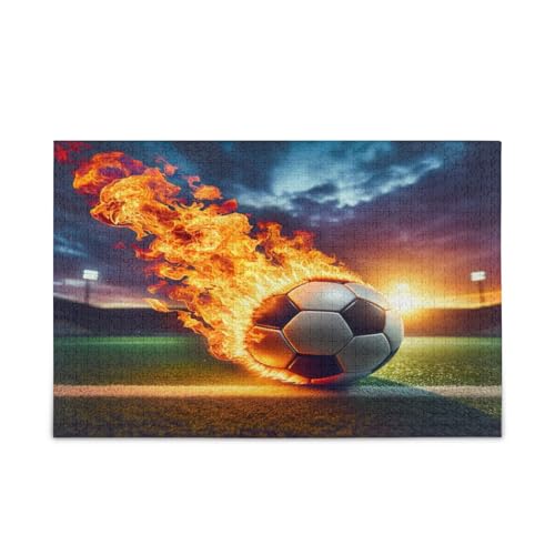 Fußball-Puzzle, Feuerholz, 500 Teile, 50 x 37 cm Fußball-Puzzle, Feuerholz, 500 Teile, 50 x 37 cm von RPLIFE