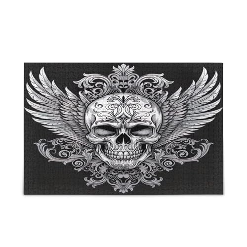Gothic-Totenkopf-Puzzles für Erwachsene, 1000 Teile, 74 x 50 cm von RPLIFE