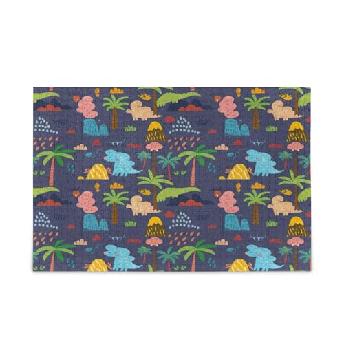 Happy Dino Land Puzzle, Blau, 500 Teile, 50 x 37 cm Happy Dino Land Puzzle, Blau, 500 Teile, 50 x 37 cm von RPLIFE
