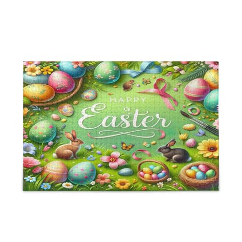 Happy Easter 1000 Teile Puzzle Holz Puzzle Erwachsene Familie Puzzle Happy Easter 1000 Teile Puzzle Holz Puzzle Erwachsene Familie Puzzle von RPLIFE