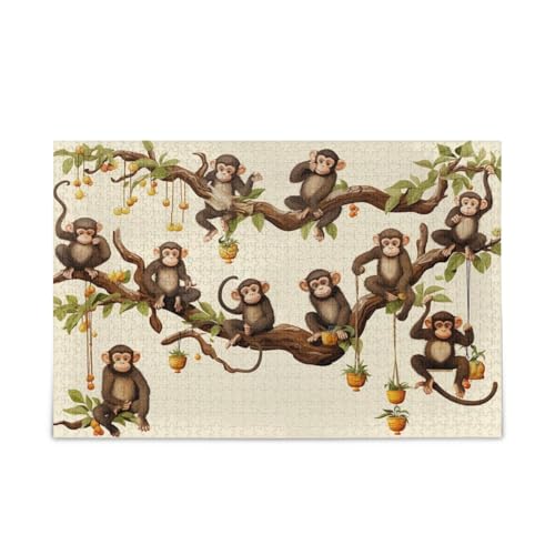 Holzpuzzle für Erwachsene 500/1000 Teile, lustige Bilderpuzzles, hübsches einzigartiges Puzzle Holzpuzzle für Erwachsene 500/1000 Teile, lustige Bilderpuzzles, hübsches einzigartiges Puzzle von RPLIFE