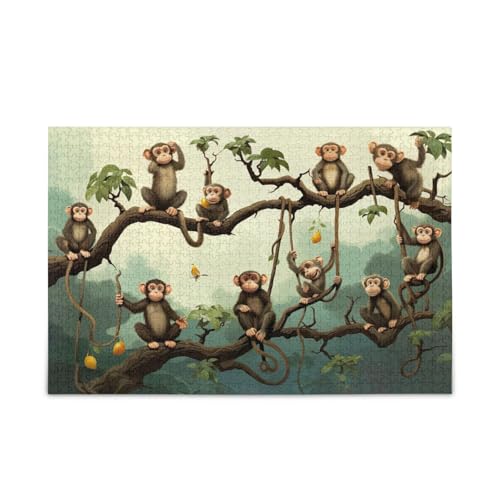 Holzpuzzle für Erwachsene 500/1000 Teile, lustige Bilderpuzzles, hübsches einzigartiges Puzzle Holzpuzzle für Erwachsene 500/1000 Teile, lustige Bilderpuzzles, hübsches einzigartiges Puzzle von RPLIFE