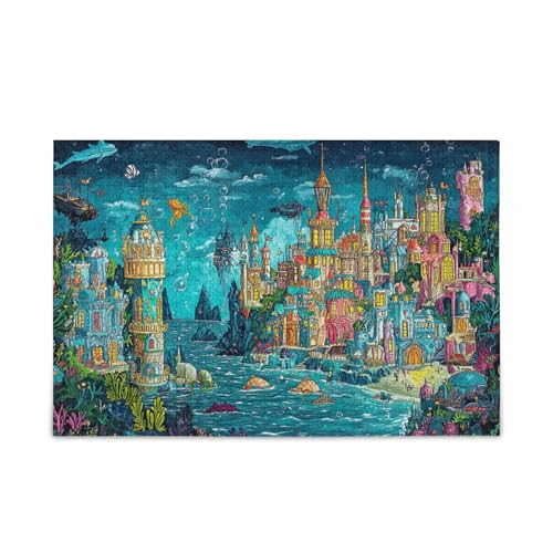 Lustige Puzzles für Erwachsene 500/1000 Teile, Holzpuzzles Erwachsene, Familienpuzzle für Kinder und Erwachsene von RPLIFE