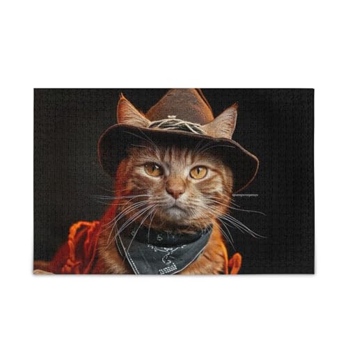Lustige niedliche Tier-Holz-Puzzles für die Familie, 1000 Teile, 74 x 50 cm Lustige niedliche Tier-Holz-Puzzles für die Familie, 1000 Teile, 74 x 50 cm von RPLIFE