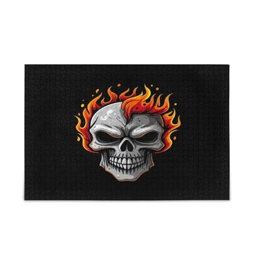 Lustiger Totenkopf-Holzpuzzle für Erwachsene, schönes Puzzle, 500 Teile, Puzzle für Familie, 50 x 37 cm Lustiger Totenkopf-Holzpuzzle für Erwachsene, schönes Puzzle, 500 Teile, Puzzle für Familie, 50 x 37 cm von RPLIFE