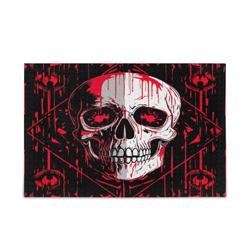 Lustiger Totenkopf schwarz rot Holzpuzzles Bilderpuzzles 500 Teile Puzzle für Familie 20,5 × 14,22,9 cm Lustiger Totenkopf schwarz rot Holzpuzzles Bilderpuzzles 500 Teile Puzzle für Familie 20,5 × 14,22,9 cm von RPLIFE