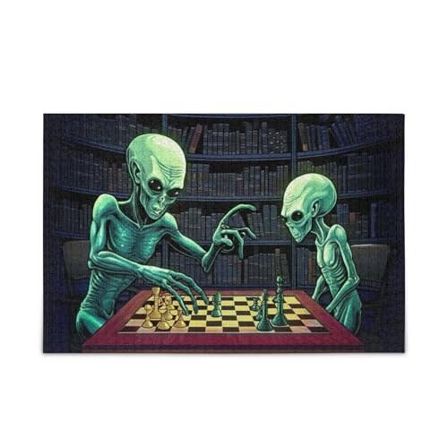 Lustiges Aliens-Puzzle, einzigartiges Puzzle, 500 Teile, Puzzle für Erwachsene, 50 x 37 cm Lustiges Aliens-Puzzle, einzigartiges Puzzle, 500 Teile, Puzzle für Erwachsene, 50 x 37 cm von RPLIFE