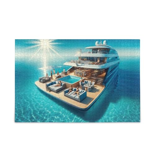 Luxus Kreuzfahrt 1.000 Stück Puzzle, Holzpuzzle Erwachsene, Familienpuzzle für Kinder und Erwachsene Luxus Kreuzfahrt 1.000 Stück Puzzle, Holzpuzzle Erwachsene, Familienpuzzle für Kinder und Erwachsene von RPLIFE