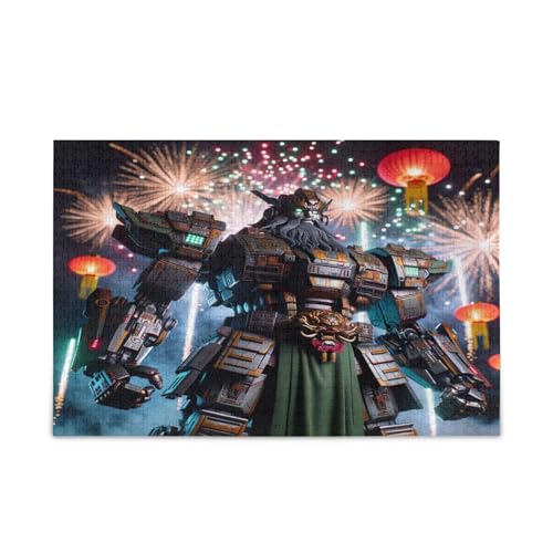 Mech Warriors Set Off Firecrackers during Spring Festival Wooden Jigsaw Puzzles Beautiful Puzzles for Adults 500 Pieces Puzzle for Family 20.5×14.22.9 cm Mech Warriors Set Off Firecrackers during Spring Festival Wooden Jigsaw Puzzles Beautiful Puzzles for Adults 500 Pieces Puzzle for Family 20.5×14.22.9 cm von RPLIFE