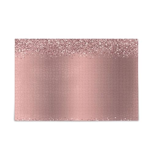 Minimalistische Holzpuzzles für Erwachsene, Roségold, Metallic, einzigartige Puzzles, 1000 Teile, Puzzle für Erwachsene, 74 x 70 cm Minimalistische Holzpuzzles für Erwachsene, Roségold, Metallic, einzigartige Puzzles, 1000 Teile, Puzzle für Erwachsene, 74 x 70 cm von RPLIFE