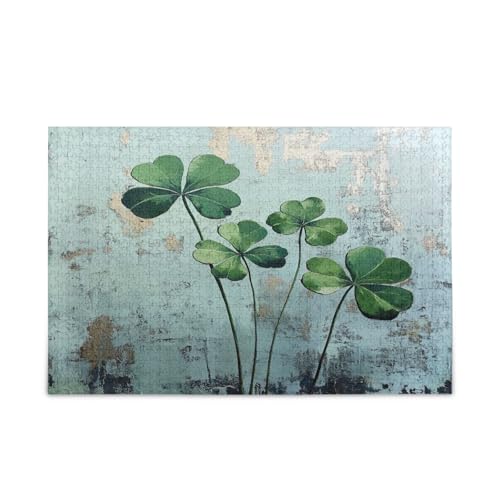 Nature Art Teal Erwachsene Puzzles, Puzzle 500 Teile Erwachsene, Einzigartige Puzzles, Familienpuzzle von RPLIFE