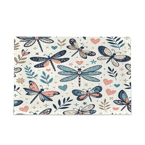 Niedliche Libellen Schmetterlinge Puzzle, einzigartiges Puzzle, schönes Puzzle, Bild Puzzle Niedliche Libellen Schmetterlinge Puzzle, einzigartiges Puzzle, schönes Puzzle, Bild Puzzle von RPLIFE
