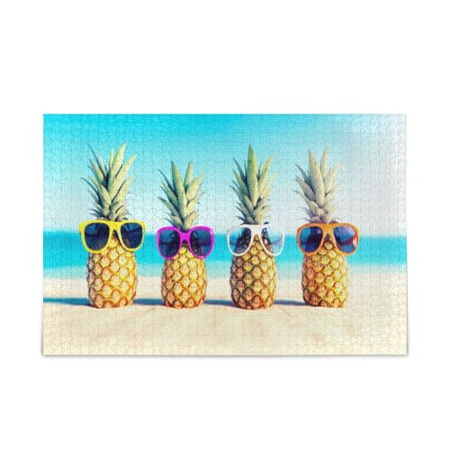 Niedliche lustige Strand-Ananas-Puzzles für Erwachsene, hübsche Puzzles, 1000 Teile, Puzzle für Familie, 74 x 70 cm Niedliche lustige Strand-Ananas-Puzzles für Erwachsene, hübsche Puzzles, 1000 Teile, Puzzle für Familie, 74 x 70 cm von RPLIFE